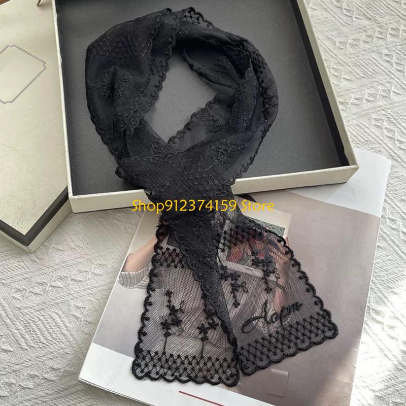 Women Accessories Description - G5AE Elegant Lace Head Wrap Womens