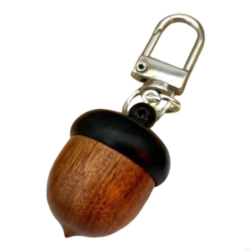 Women Accessories Store - Practical Simulation Acorn Keychain Twist Open
