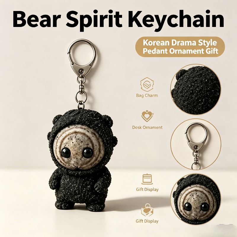 Women'S Keychain Accessories - Donggung The East Palace Ttokgwi Resin