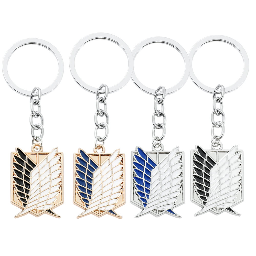 Women'S Keychain Accessories - Anime Attack on Titan Enamel Badge