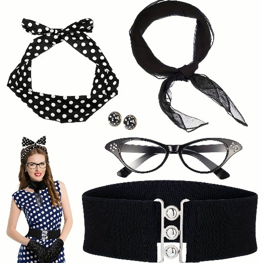 Women'S Accessories In The 1950S - 1950s Costume Accessories for Women Earring
