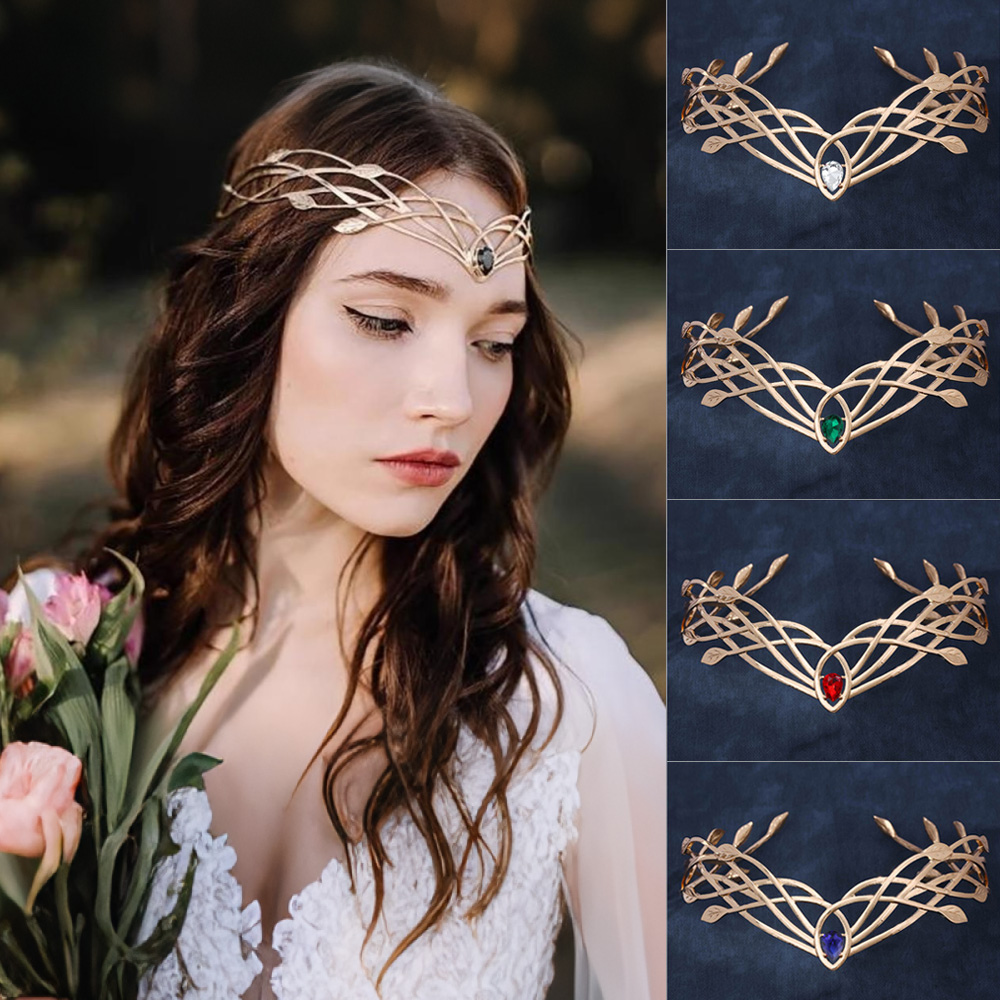 Women Accessories Wholesale - Luxury Tiaras Headbands for Women Leaf