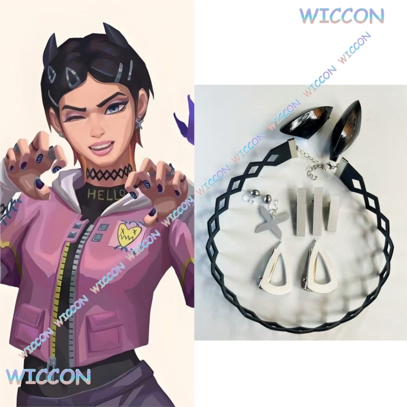 Women Accessories Wholesale - Valorant Clove Clip Collar Butterfly Earrings