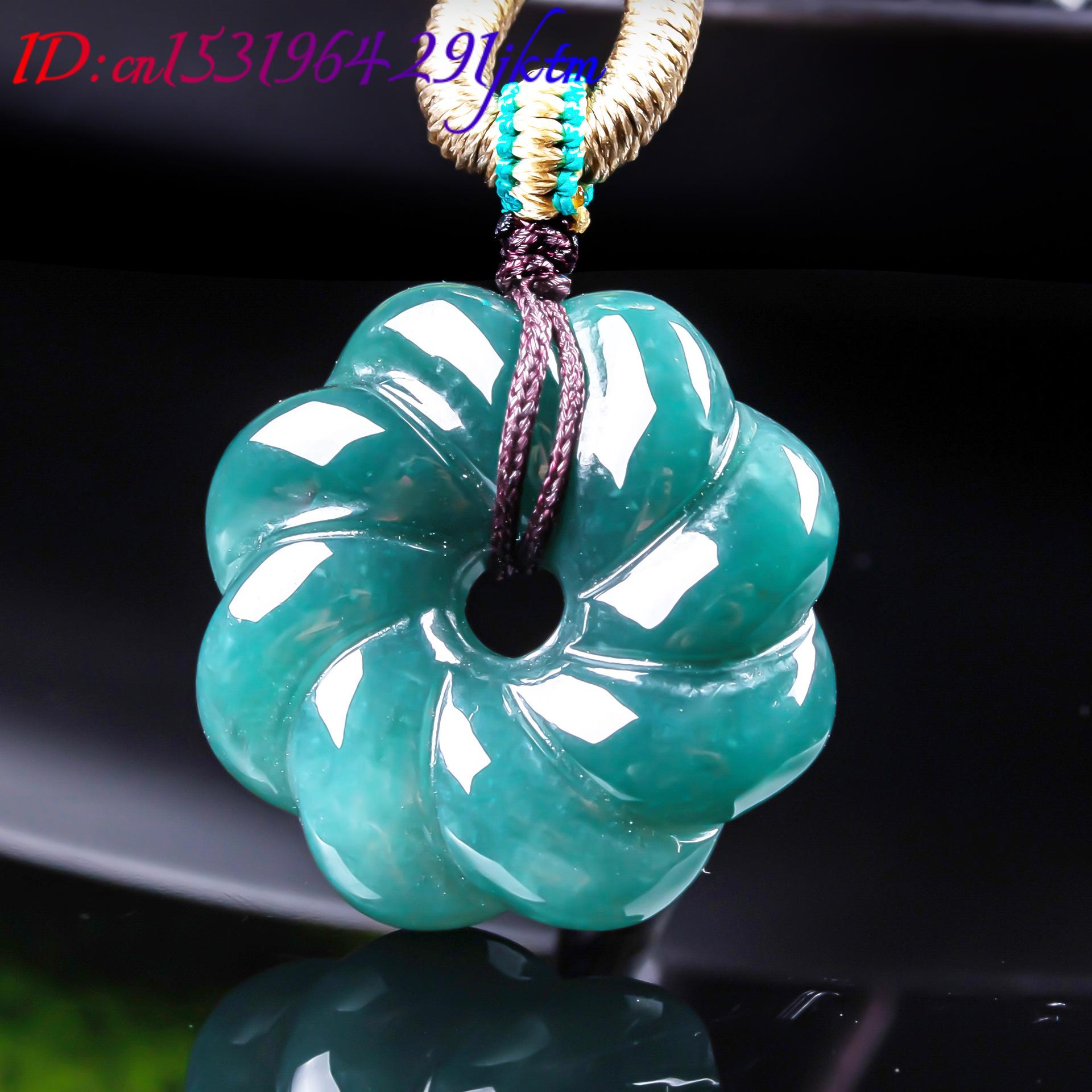 Natural Burmese Jadeite Flower - Accessories Woman recension och pris