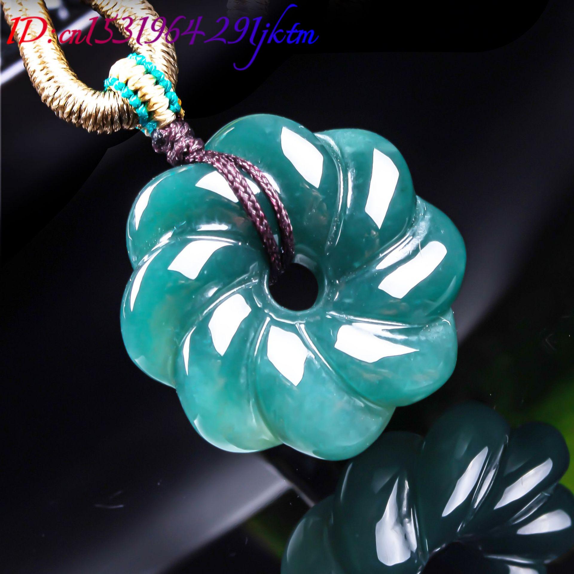 Natural Burmese Jadeite Flower - Accessories Woman recension och pris