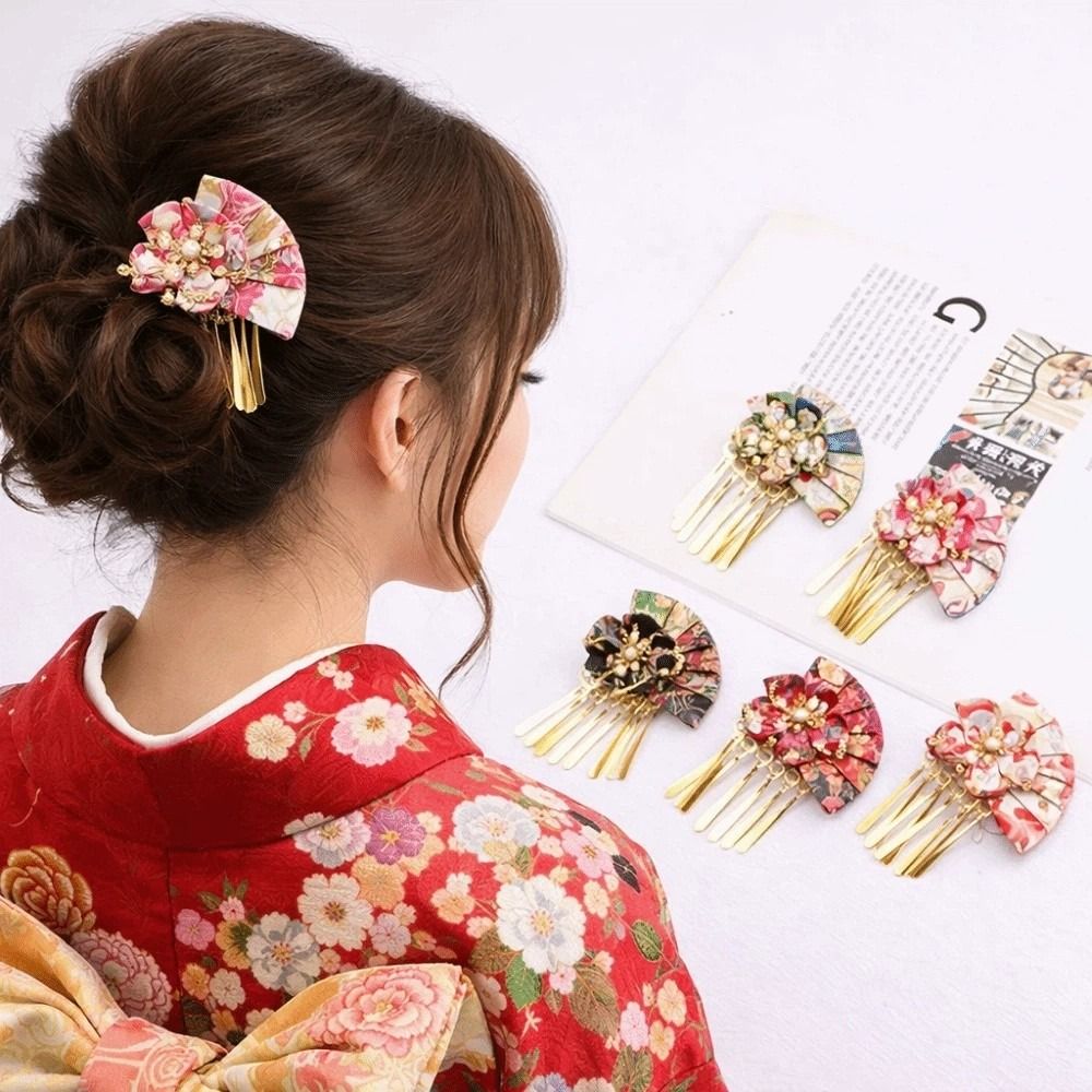 Women Hairpin Faux Pearl Flowe - Women'S Kimono Accessories recension och pris