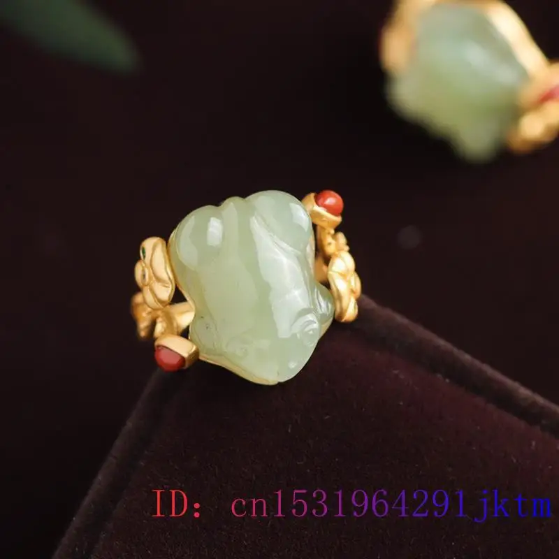 Green Jade Frog Rings Charms N - Women'S Accessories Rings recension och pris