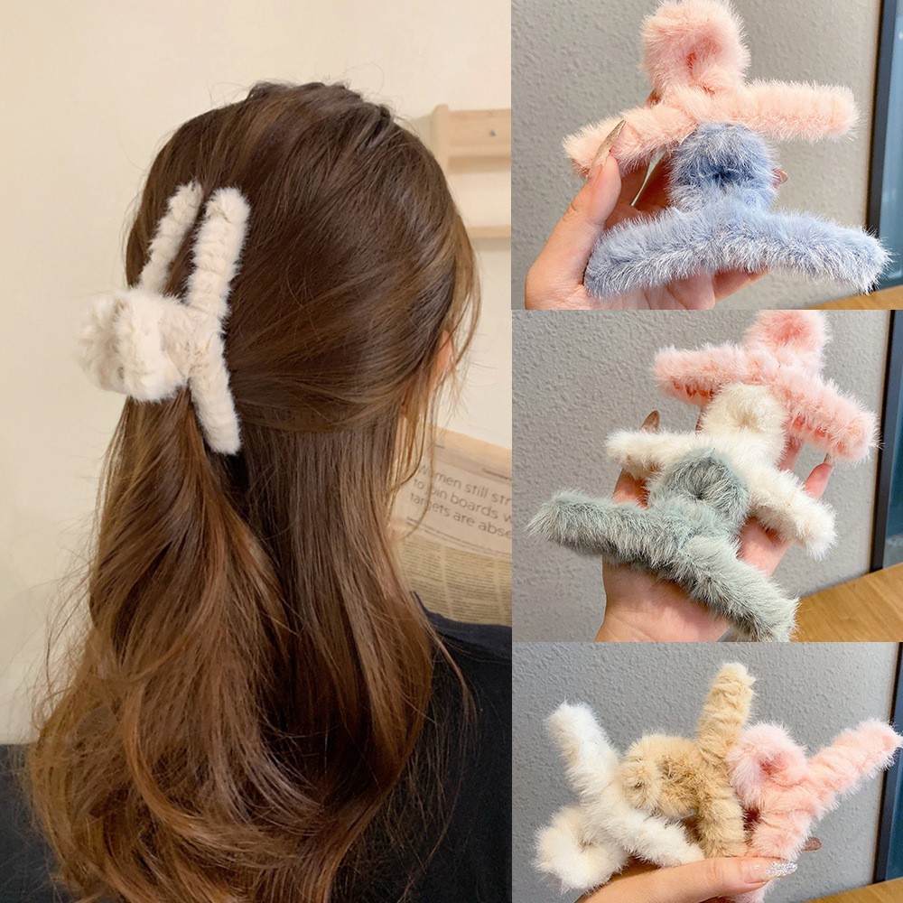 Fluffy Plush Faux Fur Big Crab - Women'S Winter Accessories Set recension och pris