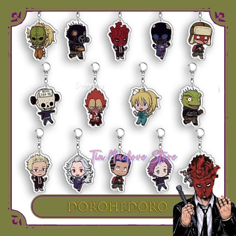 Anime Dorohedoro Acrylic Keych - Women'S Keychain Accessories recension och pris