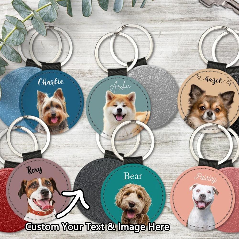 Custom Pet Photo Keychain Pers - Women'S Keychain Accessories recension och pris