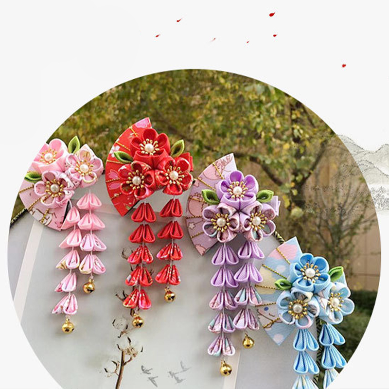 Japanese Style Hairpin Fabric  - Women'S Kimono Accessories recension och pris