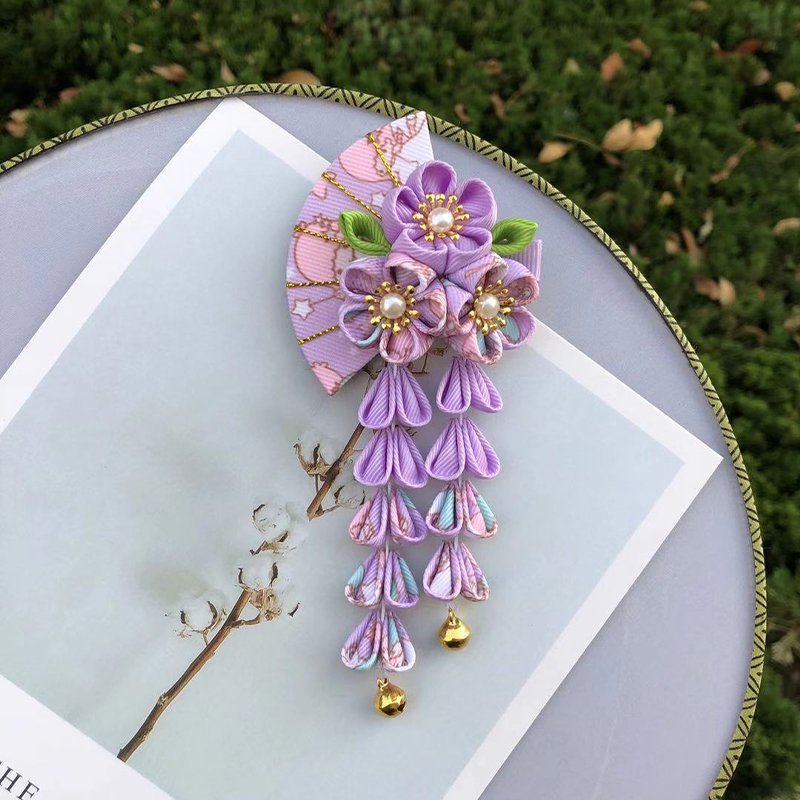Japanese Style Hairpin Fabric  - Women'S Kimono Accessories recension och pris