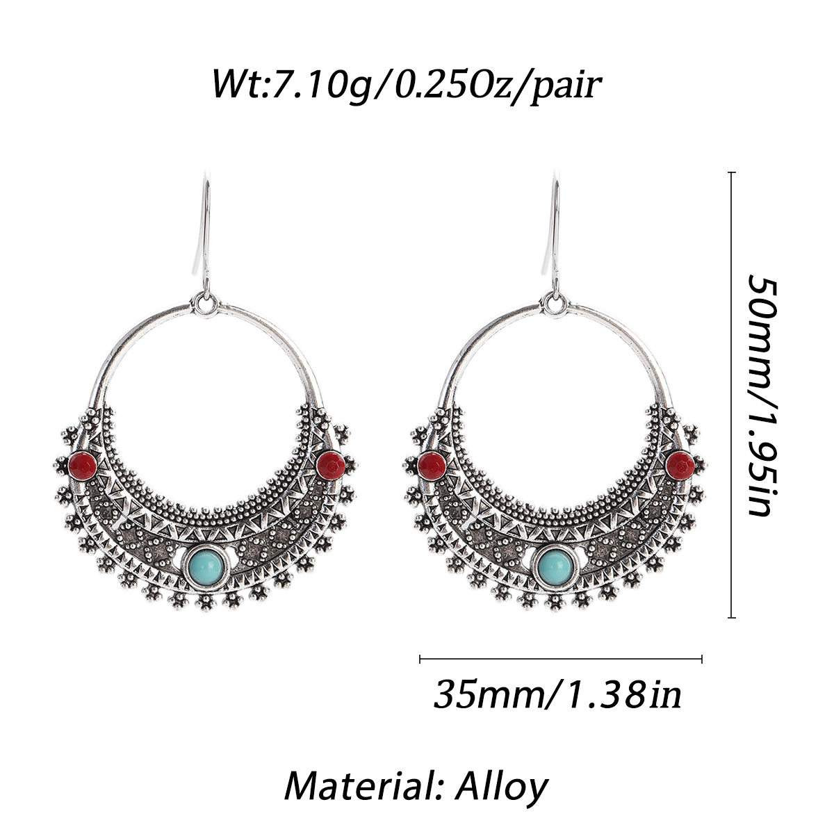Boho Silver Color Necklace Set - Women Accessories India recension och pris