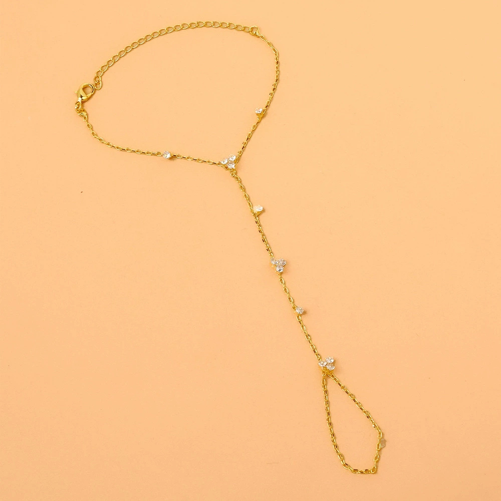 Crystal Fingerless Hand Chain  - Women'S Accessories Amazon recension och pris