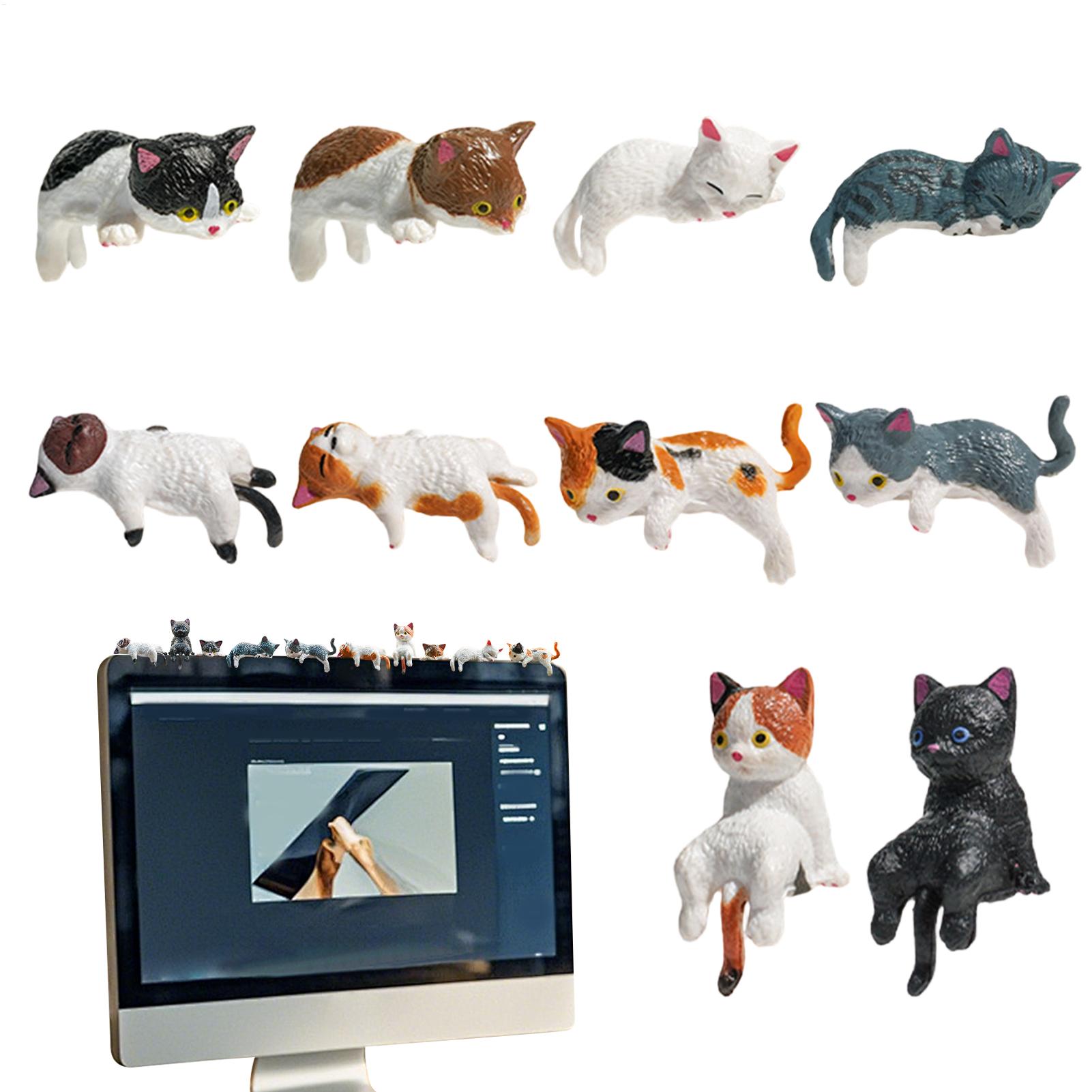 10pcs Cute Mini Cat Ornament C - Women Accessories India recension och pris