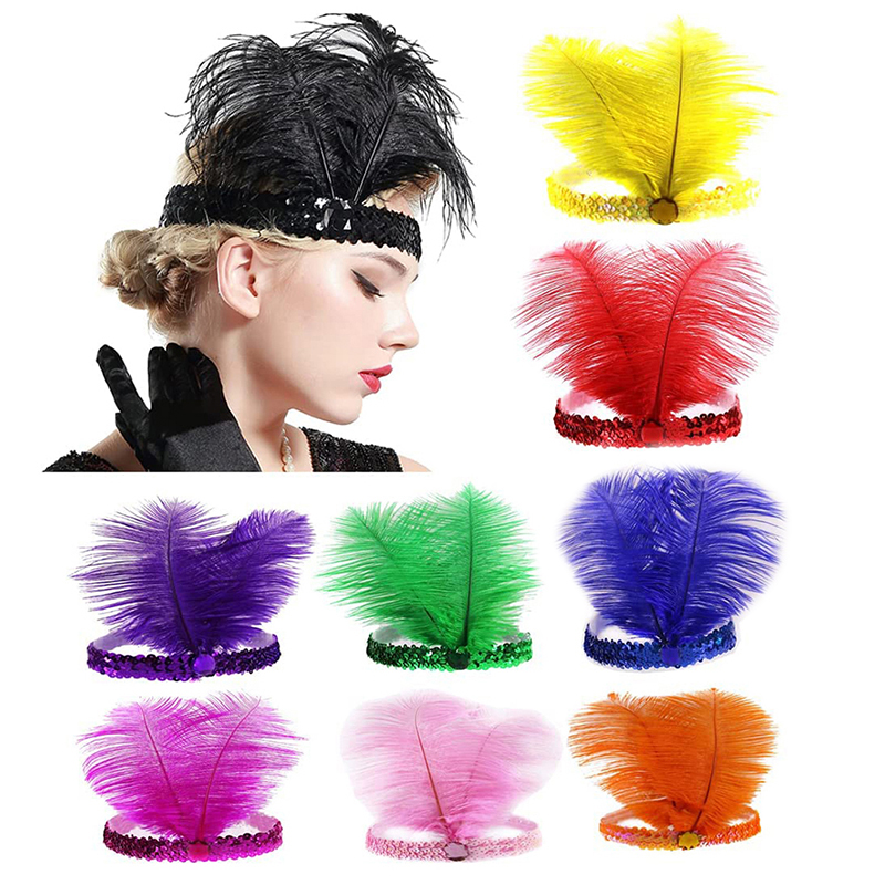 Sequins Feather Crystal Headba - Women Accessories India recension och pris