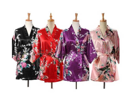 Lace Up Woman Peacock Print Ja - Women'S Kimono Accessories recension och pris