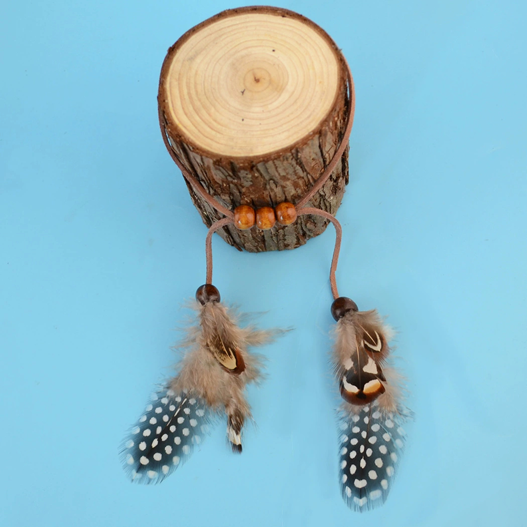 Gypsy Hippie Rope Feather Hair - Women Accessories India recension och pris