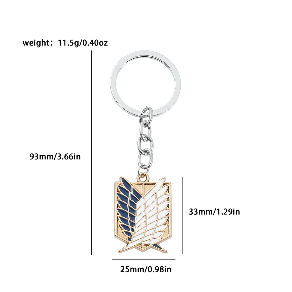 Anime Attack on Titan Enamel B - Women'S Keychain Accessories recension och pris