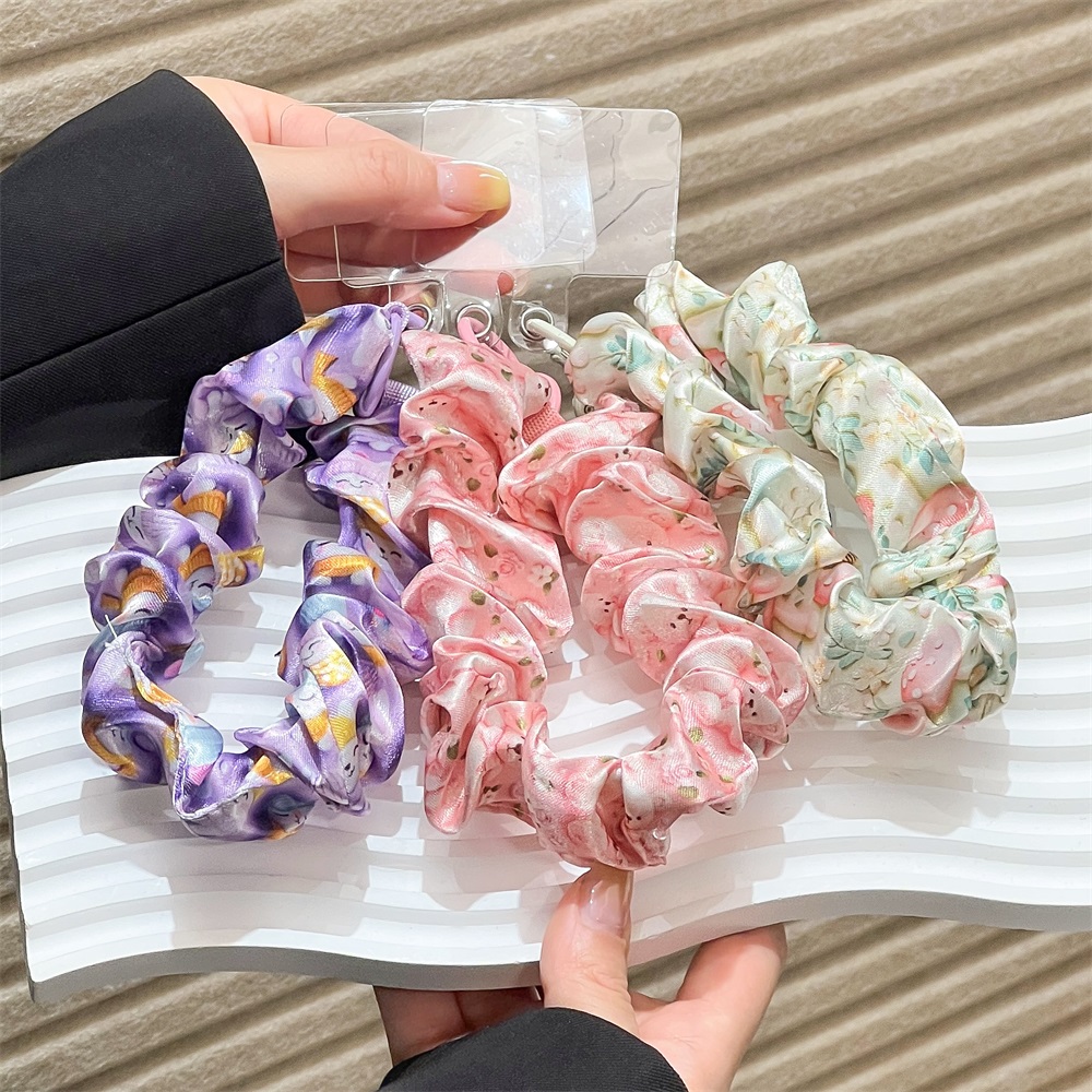 Women Silk Satin Scrunchies Un - Women'S Keychain Accessories recension och pris