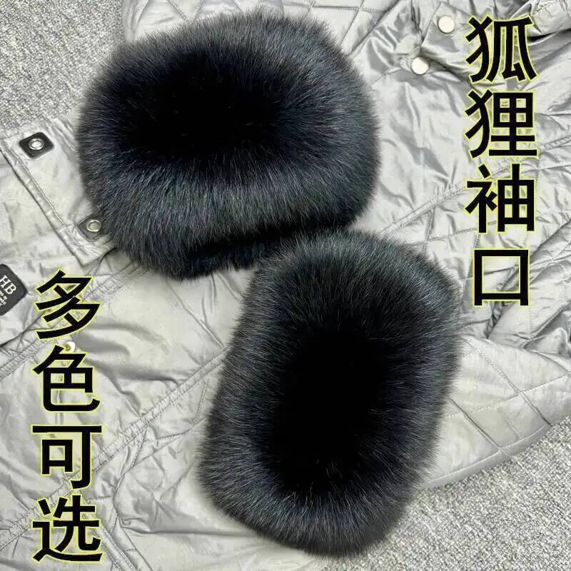 Ladies fox fur Arm Warmers Set - Women'S Winter Accessories Set recension och pris