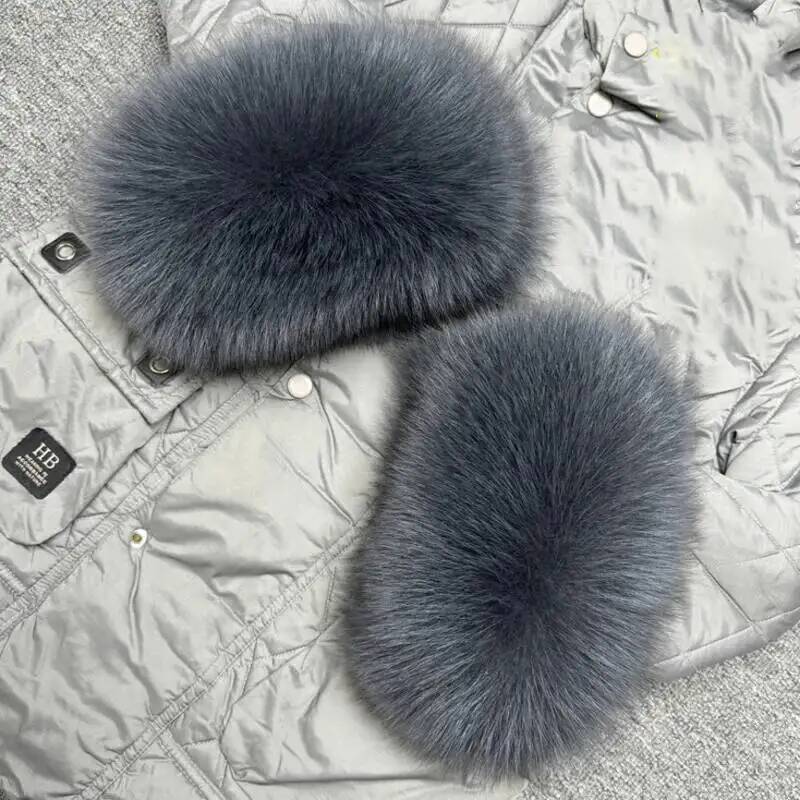 Ladies fox fur Arm Warmers Set - Women'S Winter Accessories Set recension och pris