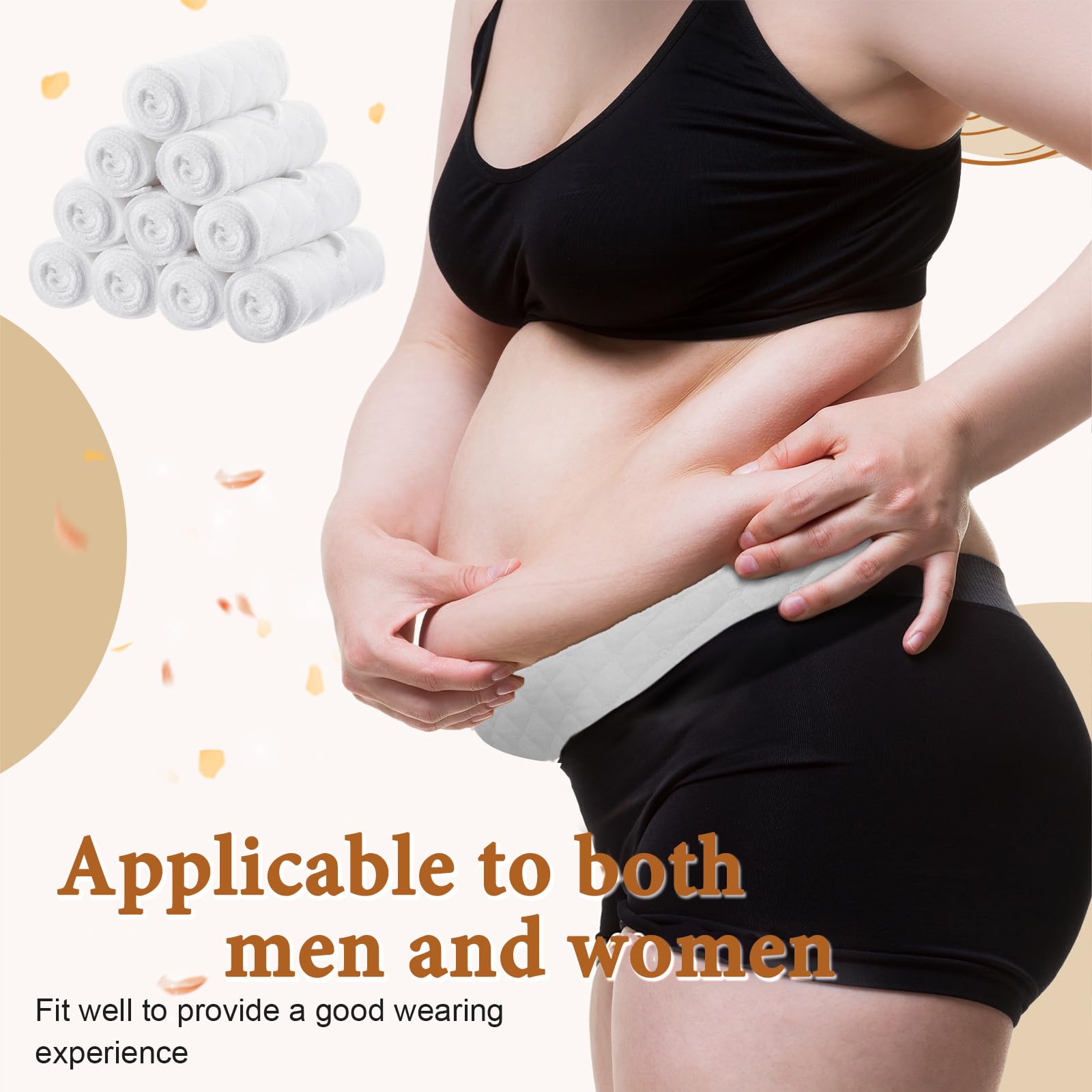10 Pcs Tummy Liners for Sweat  - Women Accessories Under £10 recension och pris