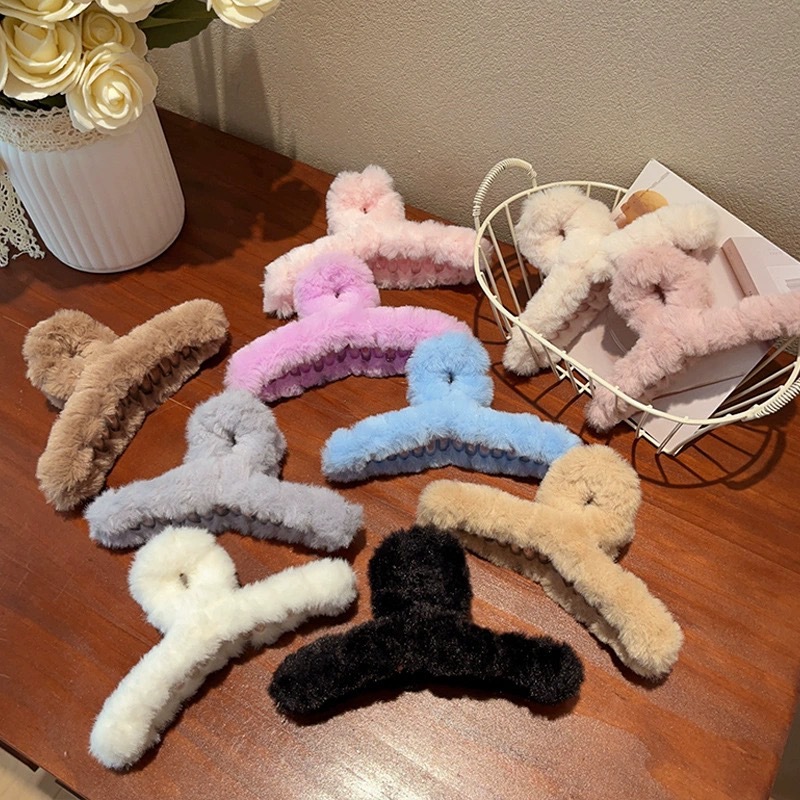 Spring Winter Faux Fur Hair Cl - Women'S Winter Accessories Set recension och pris