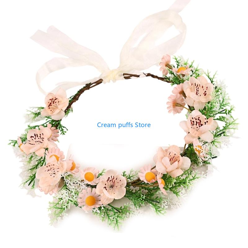 50LE Delicate Fabric Flower Cr - Women Accessories Description recension och pris
