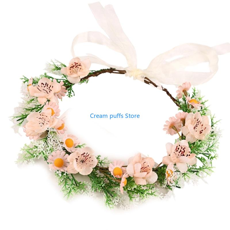 50LE Delicate Fabric Flower Cr - Women Accessories Description recension och pris
