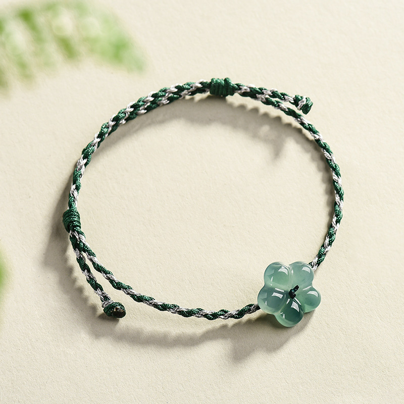 Burmese Jadeite Flower Bracele - Accessories Woman recension och pris