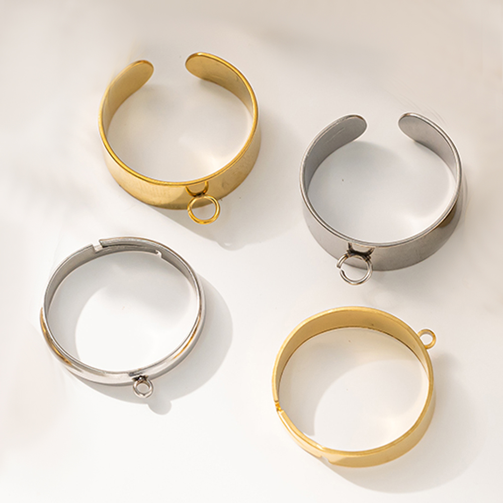 5pcs/Lot Stainless Steel Gold  - Women'S Accessories Rings recension och pris