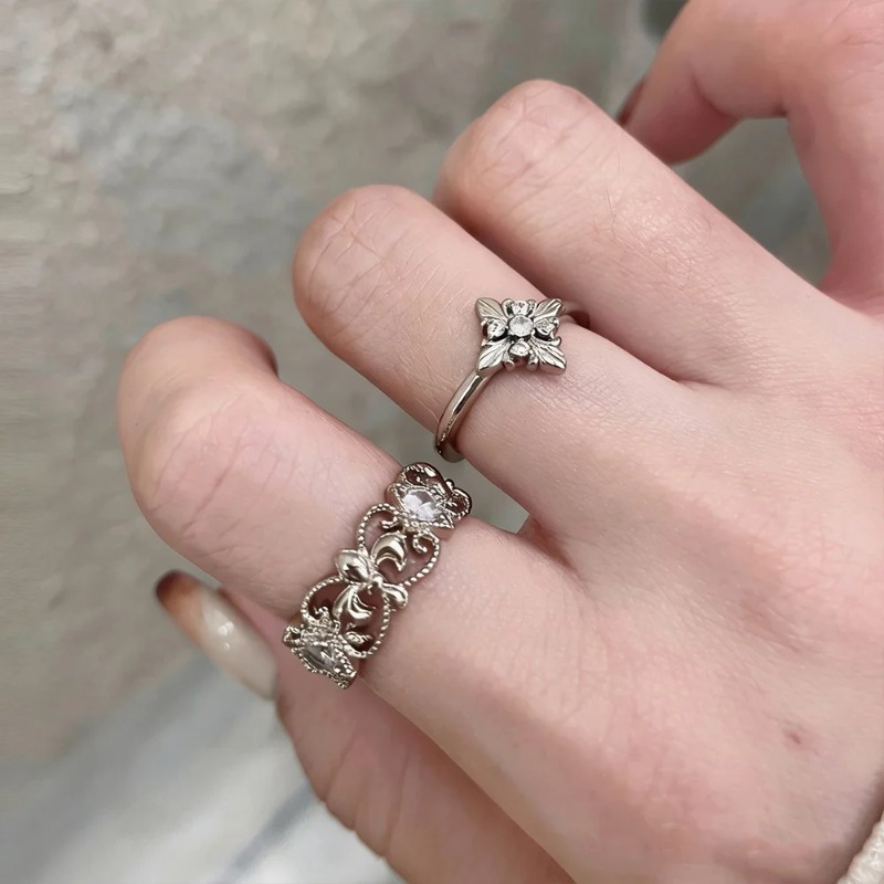 Retro Vintage Cross Hollow Lac - Women'S Accessories Rings recension och pris