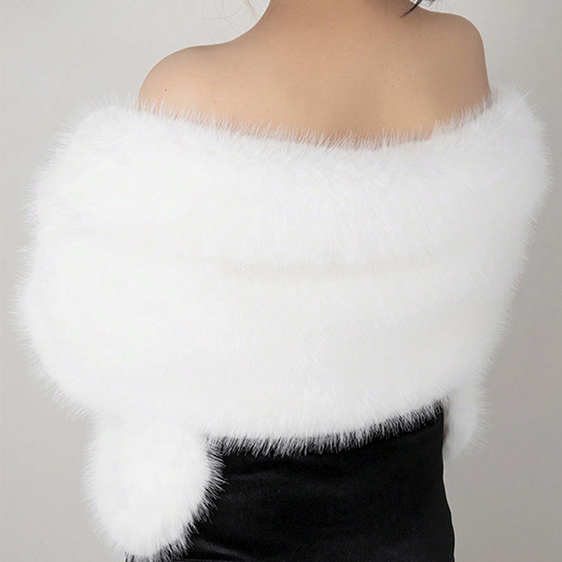 A Handmade Polyester Faux Fox  - Women'S Winter Accessories Set recension och pris