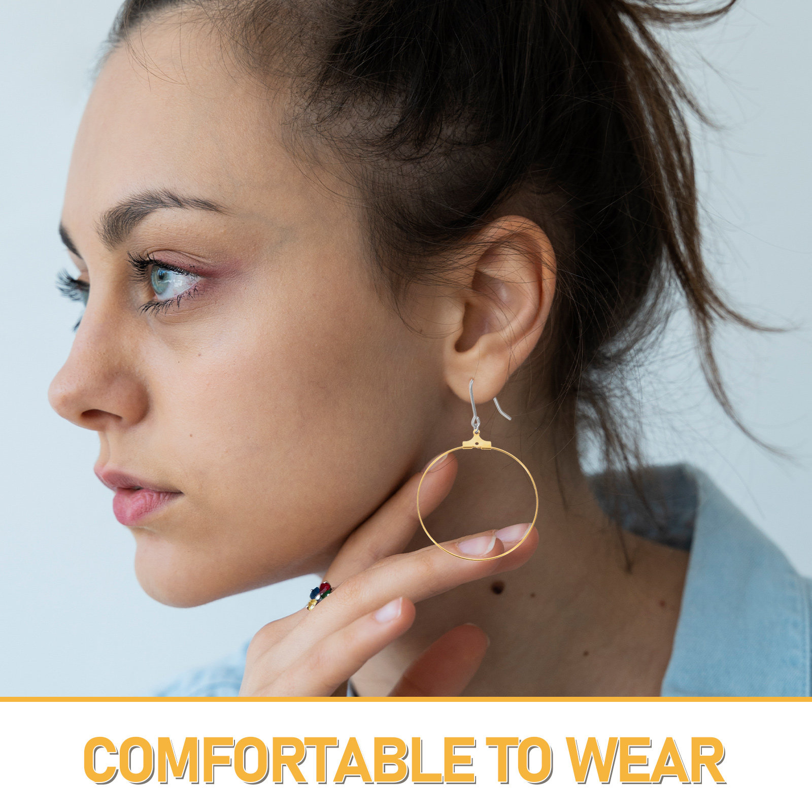 90Pcs Large Circle Earrings Fi - Women'S Accessories Rings recension och pris