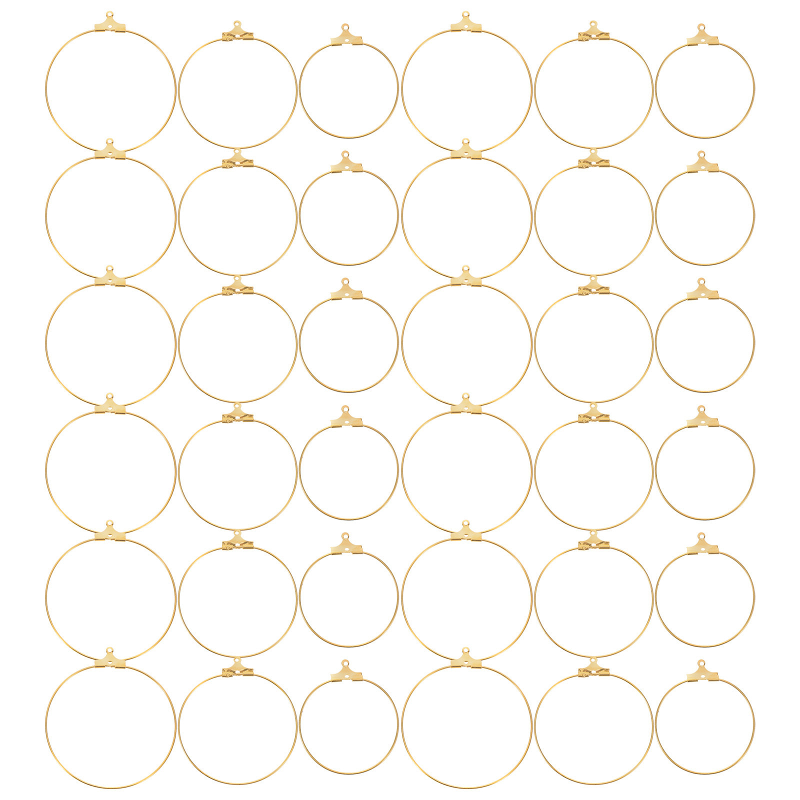 90Pcs Large Circle Earrings Fi - Women'S Accessories Rings recension och pris