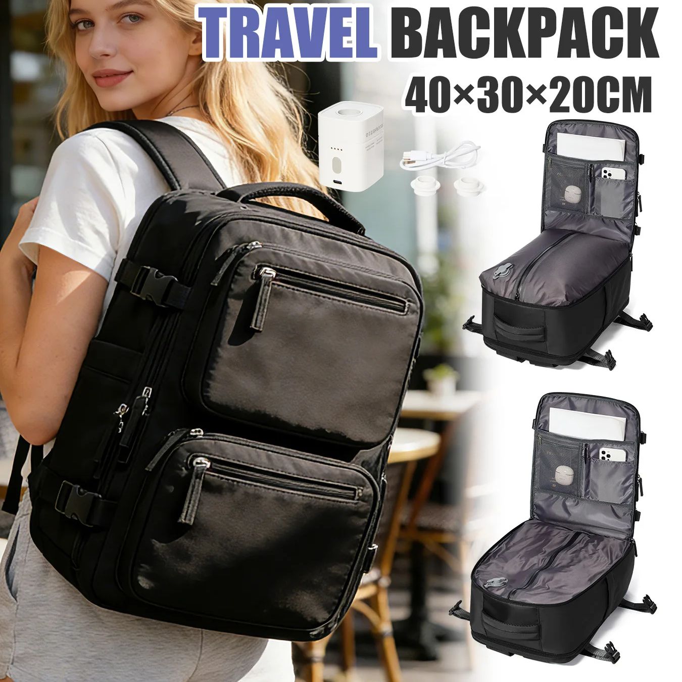 Women Backpack Vacuum Backpack - Women'S Accessories For Suit recension och pris