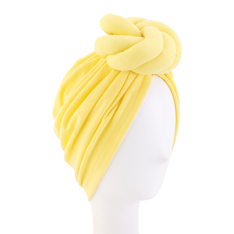 Large flower Cable knotted tur - Women Accessories India recension och pris